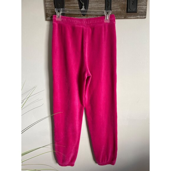 GAP Kids Fuchsia Velvet Ribbed Hoodie & Jogger Set XXL - Picture 7 of 10